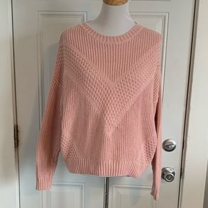 Pink Divided Sweater